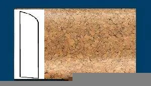 Плинтус пробковый ArtCorkDesing С 106 (Колер 8) 10х60х910 мм в Сургуте