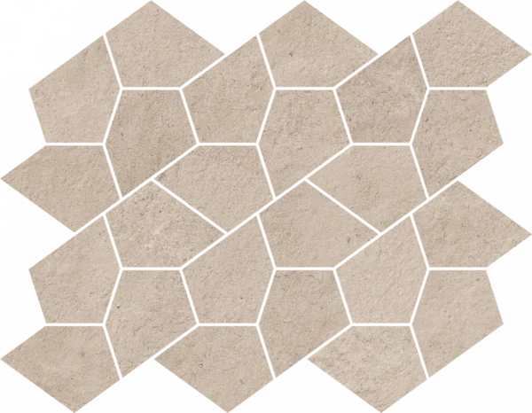 Керамогранит Italon Этернум Крим Мозаика Калейдо 35.6х27.6 (Натуральная) в Сургуте