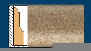 Плинтус пробковый ArtCorkDesing С 104 (Колер 5) 12x40x910 мм в Сургуте