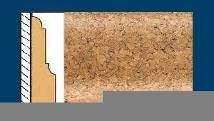 Плинтус пробковый ArtCorkDesing С 103 (Колер 8) 12х65х910 мм в Сургуте