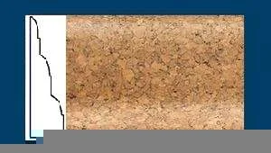 Плинтус пробковый ArtCorkDesing С 105 (Колер 8) 18x45x910 мм в Сургуте