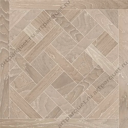 Модульный паркет Кочанелли Версаль Дуб Светлый 600*600*15 мм фаска в Сургуте