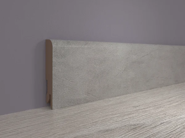 Плинтус MDF Bonkeel 24065 Бетон Лофт Натур (100х16х2400 мм) в Сургуте