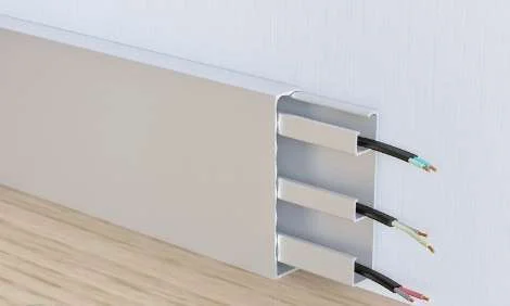 Алюминиевый плинтус Fezard Кабельный ALP-G80 Алюминий 80*15*2500 мм в Сургуте