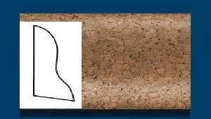 Плинтус пробковый ArtCorkDesing С 102 (Колер 9) 20x40x910 мм в Сургуте