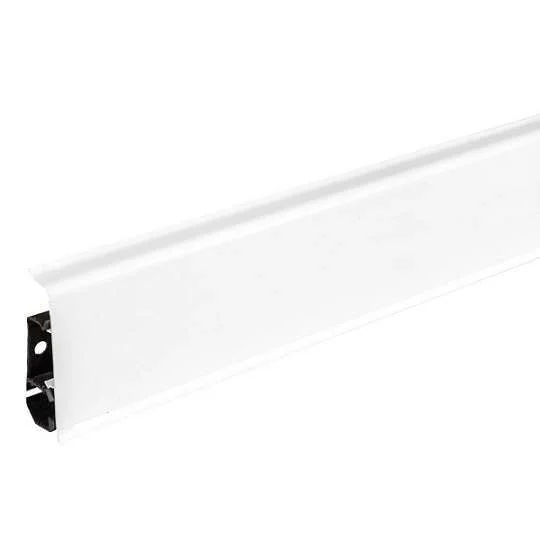 Плинтус пластиковый Arbiton INDO70 01 Белый блеск 2,5 м в Сургуте