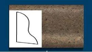 Плинтус пробковый ArtCorkDesing С 102 (Колер 7) 20x40x910 мм в Сургуте