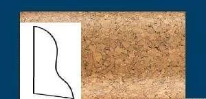 Плинтус пробковый ArtCorkDesing С 102 (Колер 8) 20x40x910 мм в Сургуте
