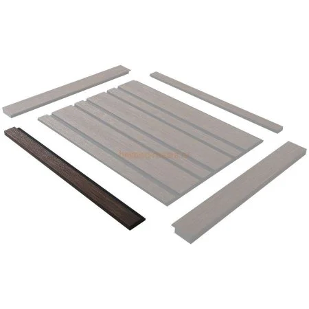 Финишный молдинг LF124A BR396K правый декорированный (42х12х2700мм) в Сургуте