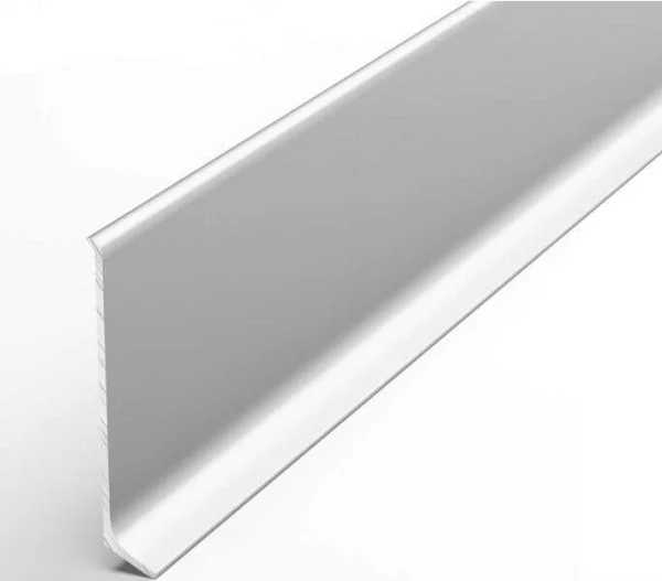 Алюминиевый плинтус Bonkeel ПЛ60 501л Серебро Люкс (58,5х11,2х2500мм) в Сургуте
