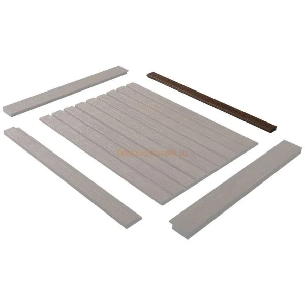 Финишный молдинг LF124B BR396 левый декорированный (31х12х2700мм) в Сургуте