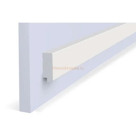 Финишный молдинг LF124B NP левый белый (31х12х2700мм) в Сургуте