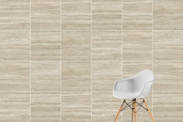 Керамогранит Vitra CityStone Травертин Линейный 60х60 (Натуральная и Реттифицированная) в Сургуте