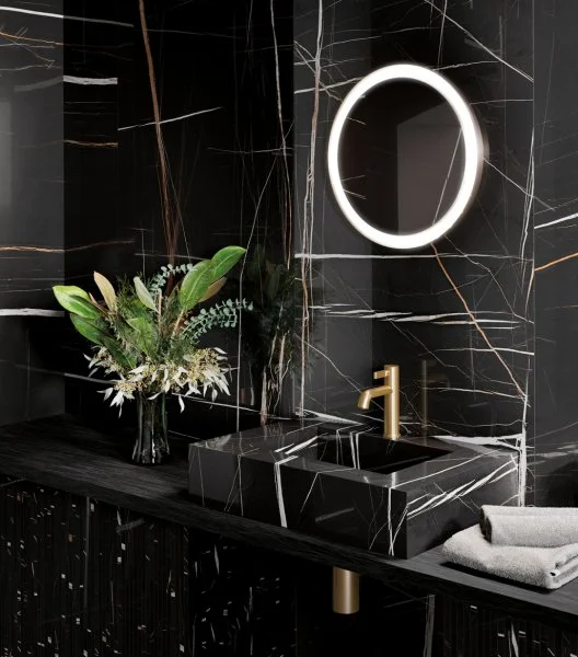 Керамогранит Italon Шарм Делюкс Сахара Нуар 80х160 (Люкс и реттифицированная) в Сургуте