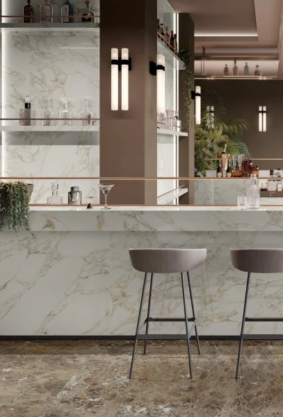 Керамогранит Italon Шарм Делюкс Арабескато Уайт 80х160 (Люкс и реттифицированная) в Сургуте