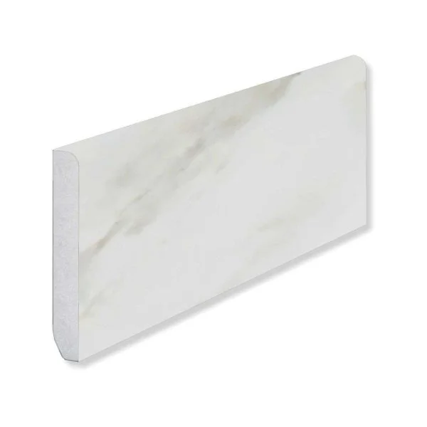 Кварцевый плинтус Fargo 6089-1 Белый Мрамор 80х11х2200 мм в Сургуте