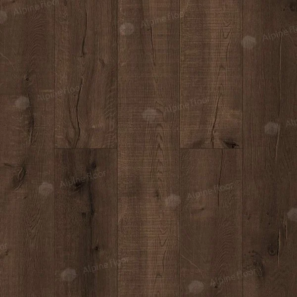 Каменно-полимерная плитка Alpine Floor Real Wood Дуб Мокка ECO 2-2, 6 мм 43 класс в Сургуте