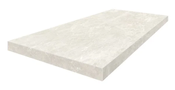 Керамогранит Coliseum Да Винчи Уайт Ступень угловая левая (Натуральный, 33х60) в Сургуте