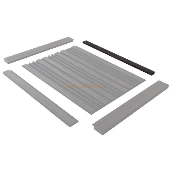 Финишный молдинг LF124B BR395K левый декорированный (31х12х2700мм) в Сургуте