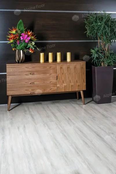 Кварц-виниловая плитка Alpine Floor Easy Line Дуб Снежный ЕСО 3-14 3 мм. 43 класс в Сургуте