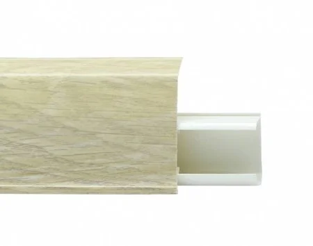 Пластиковый плинтус Royce №508 Серый Опем (55х23х2200мм) в Сургуте