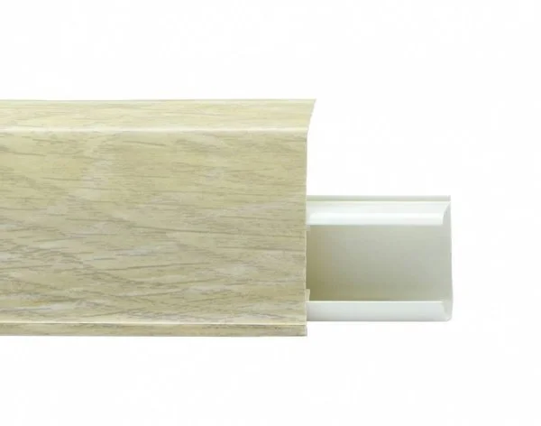 Пластиковый плинтус Royce №508 Серый Опем (55х23х2200мм) в Сургуте