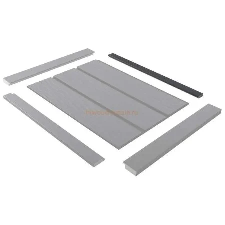 Финишный молдинг LF124B GR15K левый декорированный (31х12х2700мм) в Сургуте