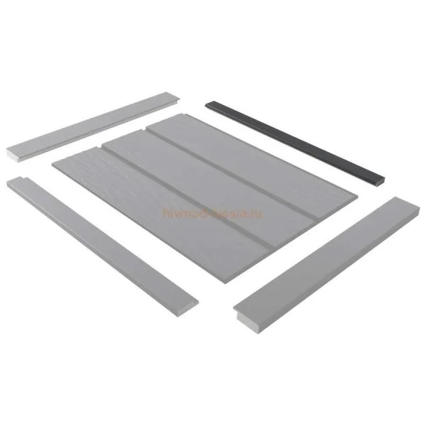 Финишный молдинг LF124B GR15K левый декорированный (31х12х2700мм) в Сургуте