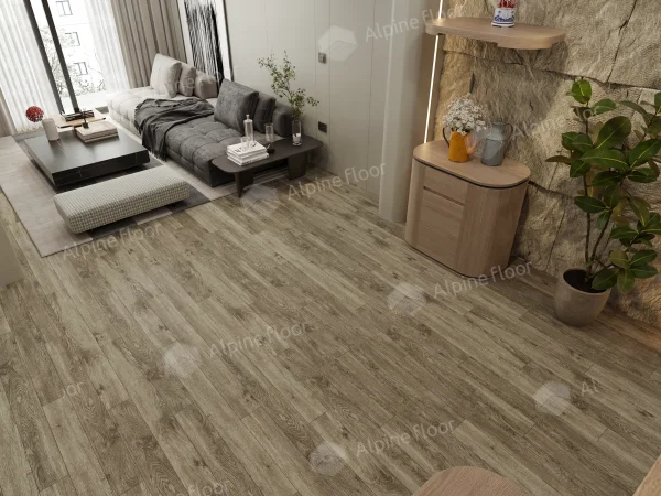 Каменно-полимерная плитка Alpine Floor Grand Sequoia Village Венге Грей ECO 11-807 4мм, 43 класс в Сургуте