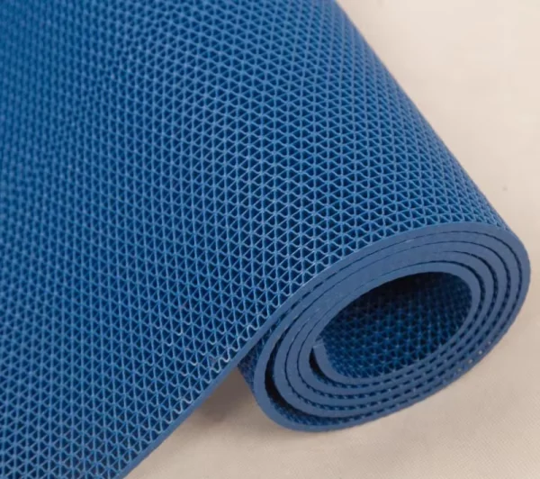 Грязезащитное рулонное покрытие ЗигЗаг Синий 4,5 мм (1,2 м) Китай в Сургуте