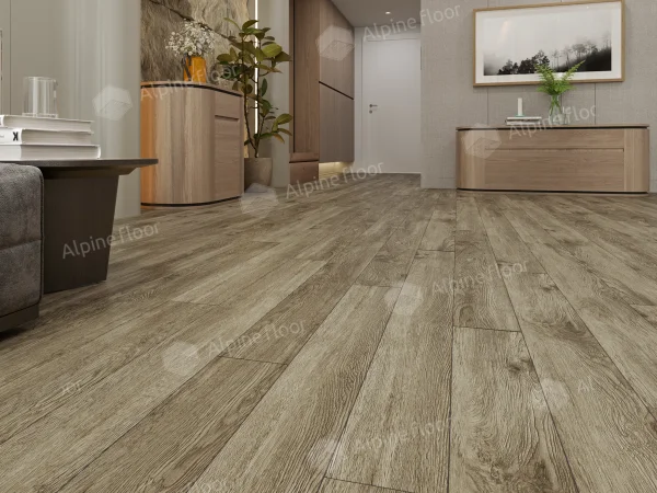 Каменно-полимерная плитка Alpine Floor Grand Sequoia Village Венге Грей ECO 11-807 4мм, 43 класс в Сургуте
