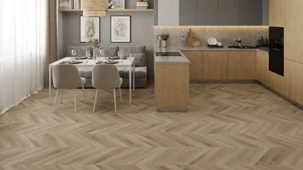 Кварц-виниловая плитка Alpine Floor Chevron Дуб Синистра ECO 20-6 (2,5 мм. 43 класс) в Сургуте