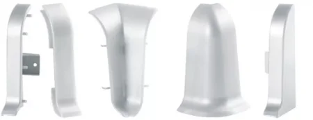 Соединитель для плинтуса ALP-C43 Серебро (ПВХ) в Сургуте