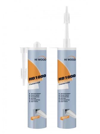 Монтажно-стыковочный клей HiWood HD1000 Белый 280 ml в Сургуте