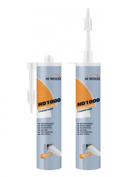Монтажно-стыковочный клей HiWood HD1000 Белый 280 ml в Сургуте