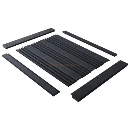 Финишный молдинг LF124B BK114K левый декорированный (31х12х2700мм) в Сургуте