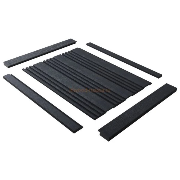 Финишный молдинг LF124B BK114K левый декорированный (31х12х2700мм) в Сургуте