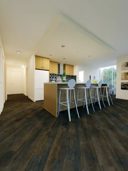 Кварц-виниловая плитка FineFloor Light Дуб Берген FF-1372 в Сургуте