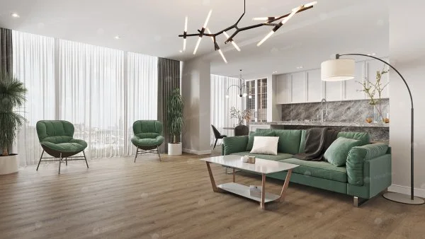 Каменно-полимерная плитка Alpine Floor Solo Plus Ларгетто ЕСО 14-301, 4 мм, 43 класс в Сургуте