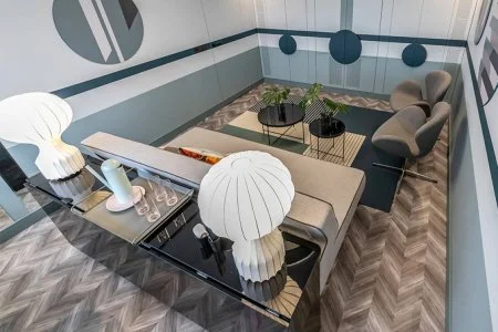 Пробковое покрытие CorkStyle Chevron Silver в Сургуте