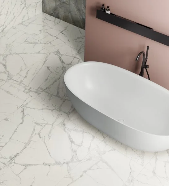 Керамогранит Italon Шарм Делюкс Инвизибл Уайт 60х120 (Паттинированная и реттифицированная) в Сургуте