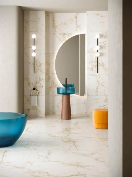 Керамогранит Coliseum Канова Уайт 60х120 (Натуральный и Реттифицированный) в Сургуте