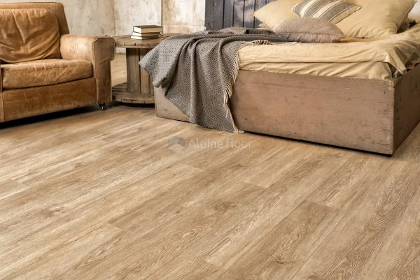 Каменно-полимерная плитка Alpine Floor Grand Sequoia Секвоя Миндаль ECO 11-6, 4мм 43 класс в Сургуте