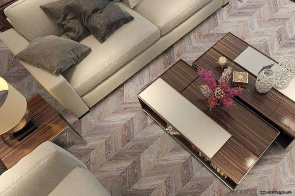 Пробковое покрытие CorkStyle Chevron Brown (1235*305*6 мм) HC в Сургуте