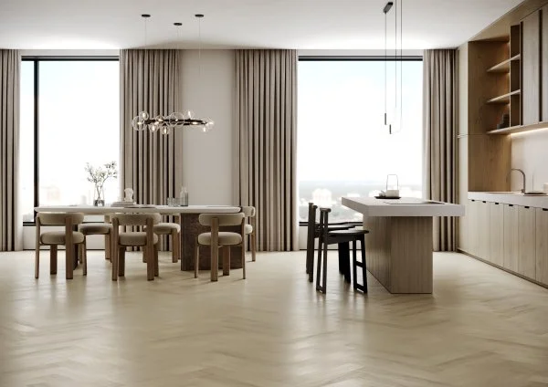 Паркетная доска Quartz Parquet Английская Ёлка Дуб Испанский 33-404 в Сургуте