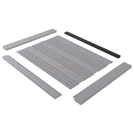 Финишный молдинг LF124B BK114K левый декорированный (31х12х2700мм) в Сургуте