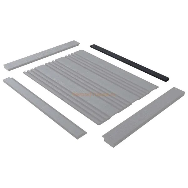 Финишный молдинг LF124B BK114K левый декорированный (31х12х2700мм) в Сургуте