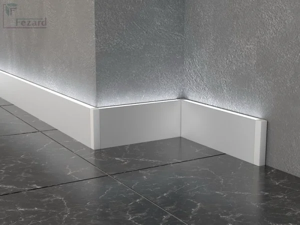 Алюминиевый плинтус Fezard Кабельный ALP-G80-LA Алюминий 80*15*2500 мм в Сургуте