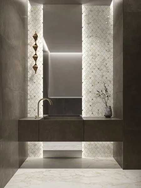 Керамогранит Italon Этернум Каррара Мозаика Вертекс 25.8х30 (Натуральная) в Сургуте