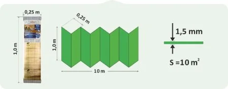Подложка Солид 1,5мм для LVT ANTI SLIP (10м2) в Сургуте